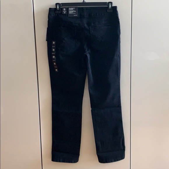 Black Pull On Jeans - Picture 4 of 4